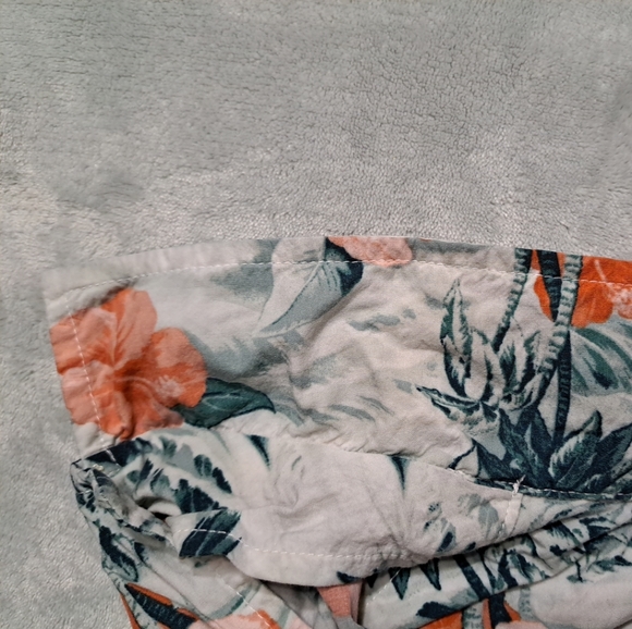 Goodfellow Mens Floral Hawaiian Shirt Button Up Multicolor Tropical 3XL Tall - Picture 11 of 12